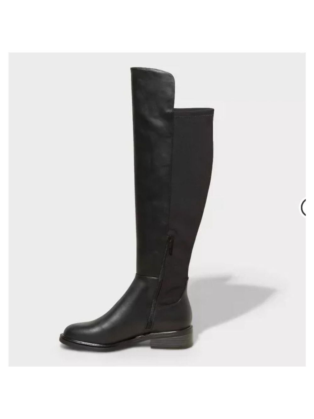 A New Day Tall Riding Boots Womens Black Size 6 Wide Calf - Picture 10 of 12